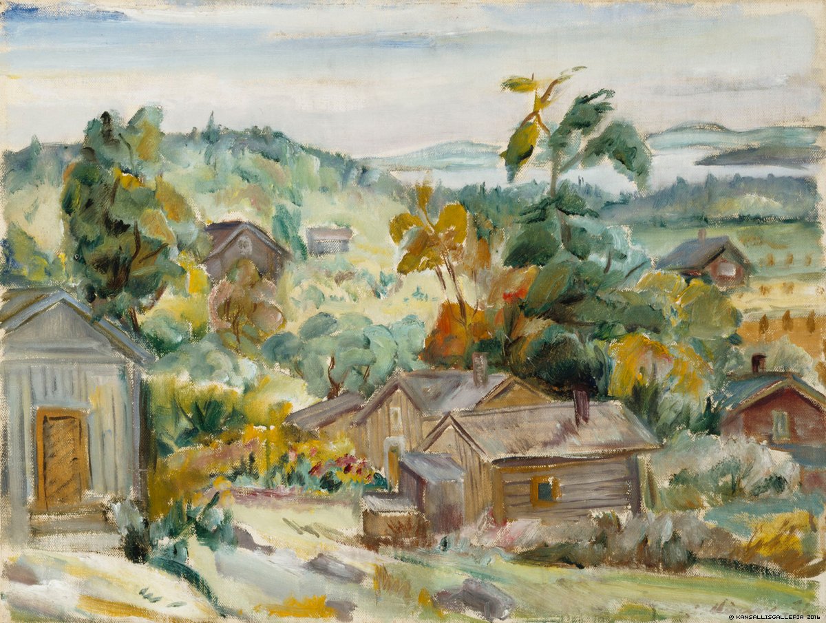 Maisema Sääksmäeltä (1936) - Tyko Sallinen Tablo