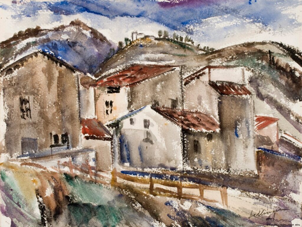 Maisema, Cagnes (1921) - Tyko Sallinen Tablo