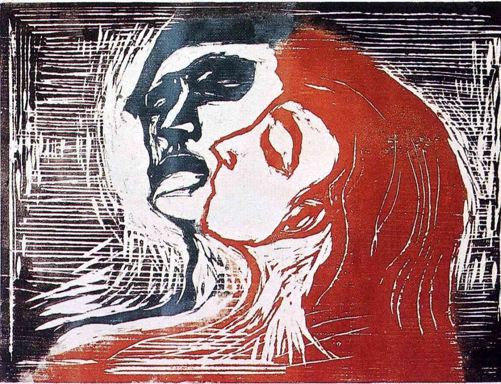 Man and Woman I (1905) - Edvard Munch Tablo