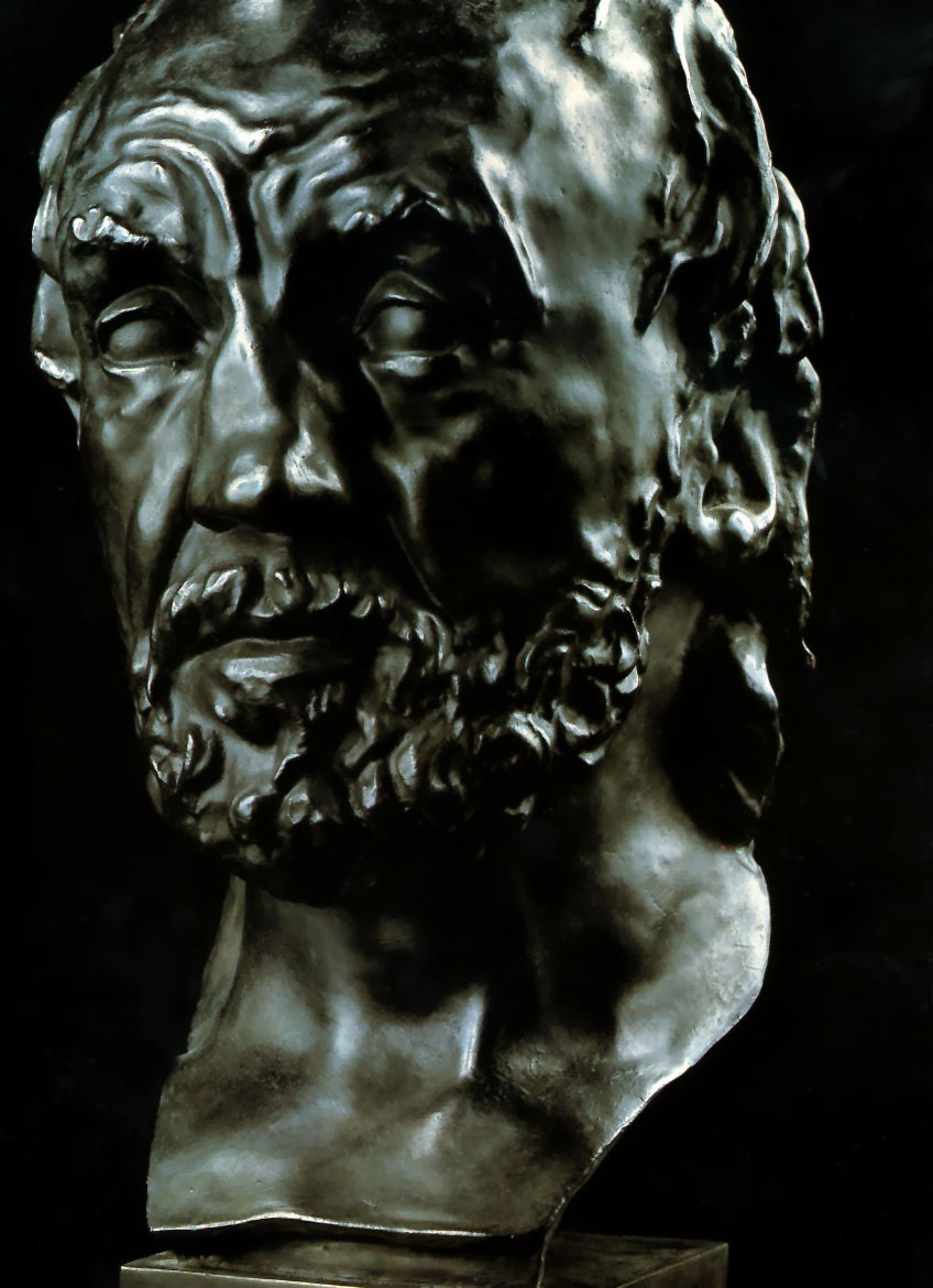 Man with a Broken Nose (1864) - Auguste Rodin Tablo