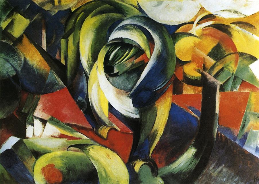 Mandrill (1913) - Franz Marc Tablo