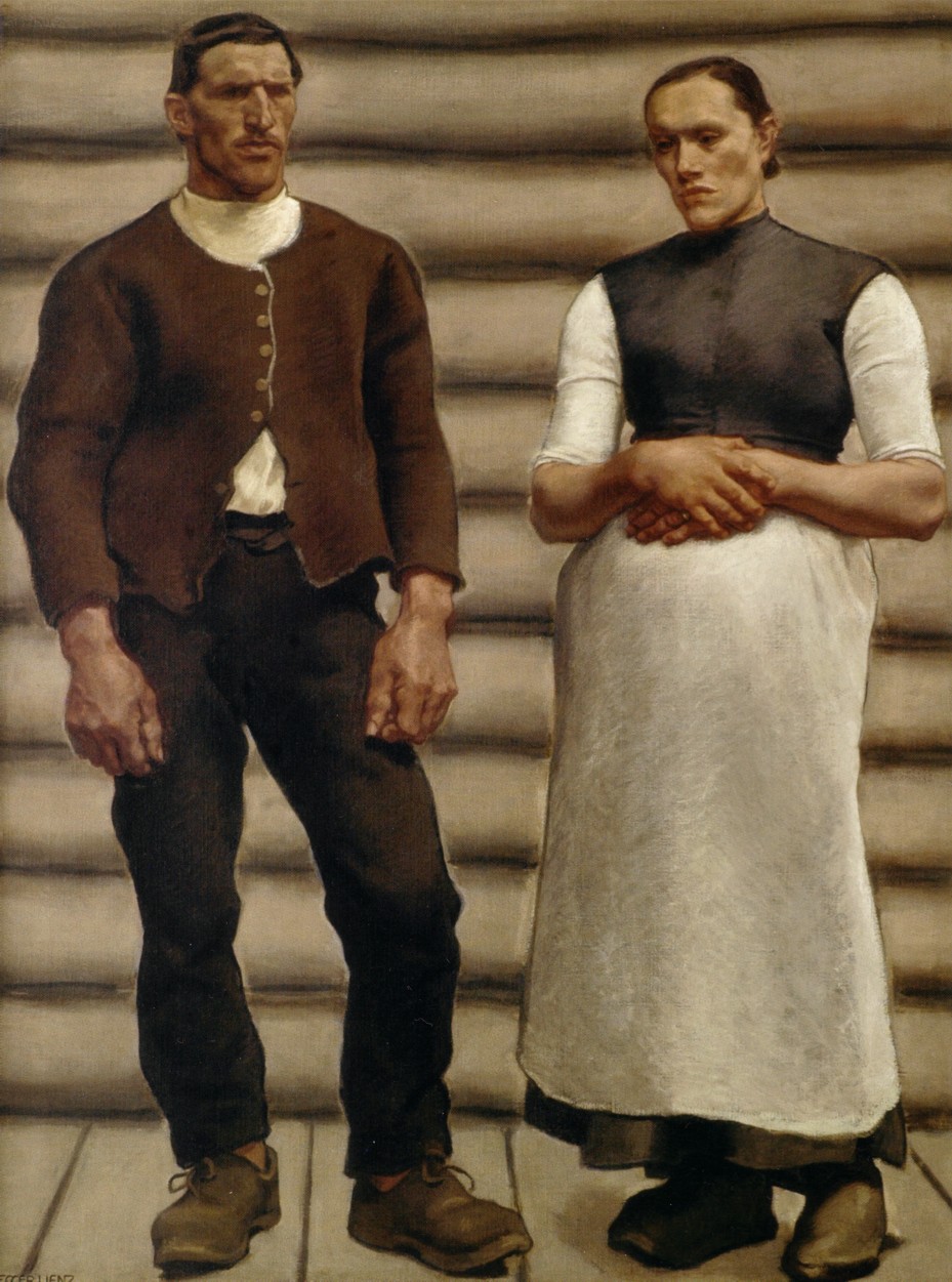 Mann Und Weib (1910) - Albin Egger-Lienz Tablo