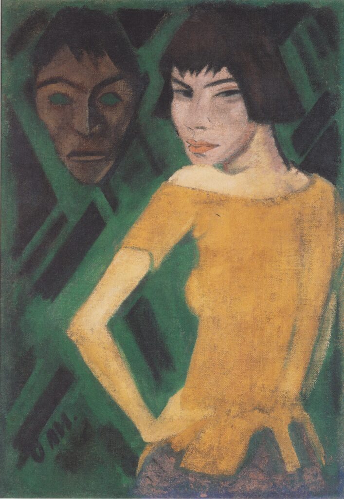 Marischka Mit Maske (1919) - Otto Mueller Tablo