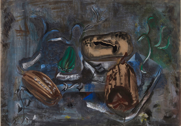 Marrows and Peppers, Tossa (1935) - Frances Hodgkins Tablo