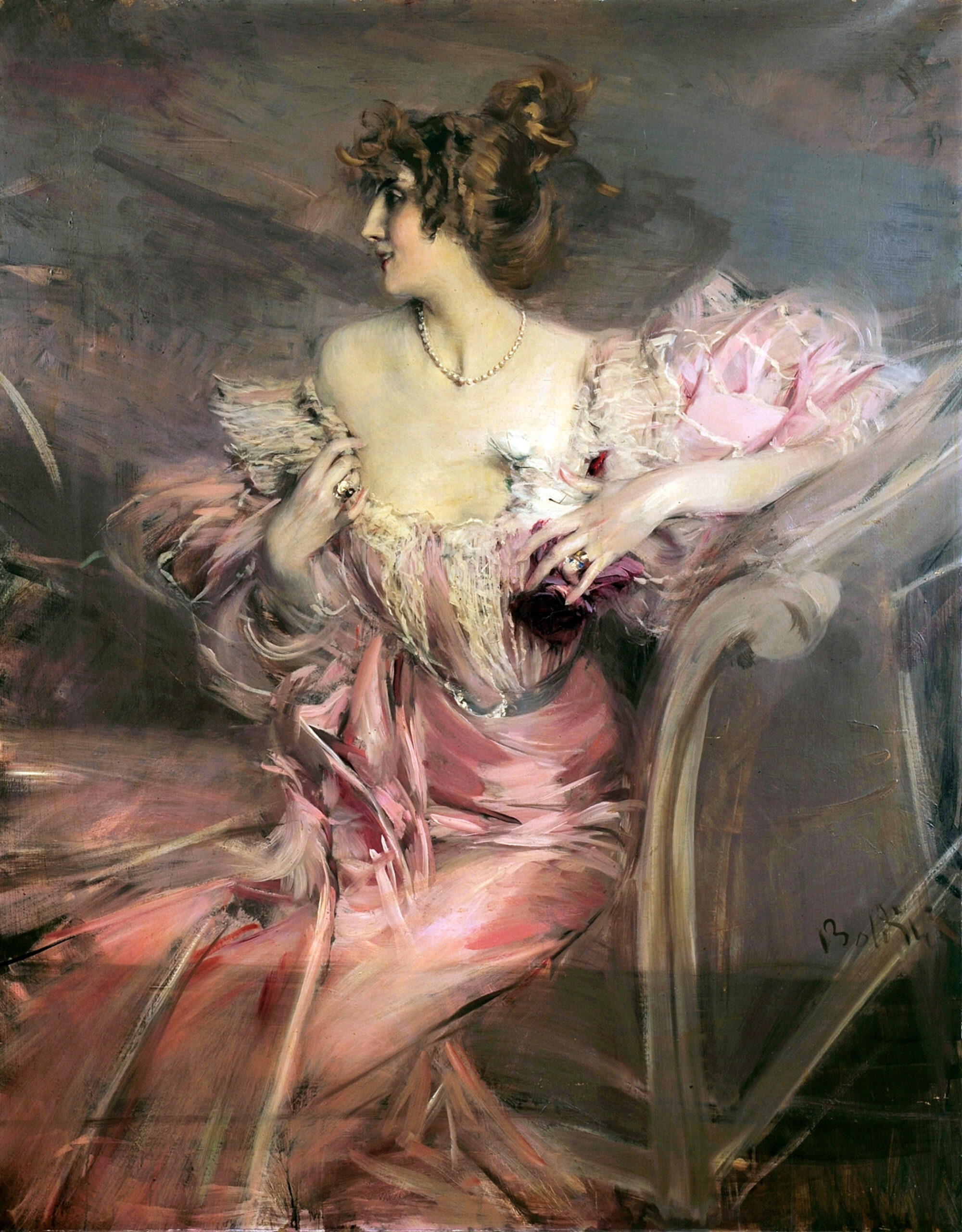 Marthe De Florian (1908) - Giovanni Boldini Tablo