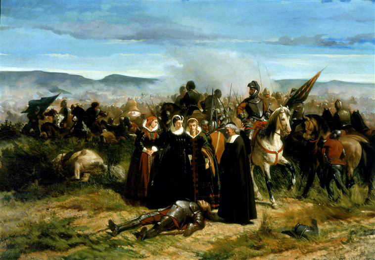 Mary Stuart at Crookstone (1859) - Giovanni Fattori Tablo