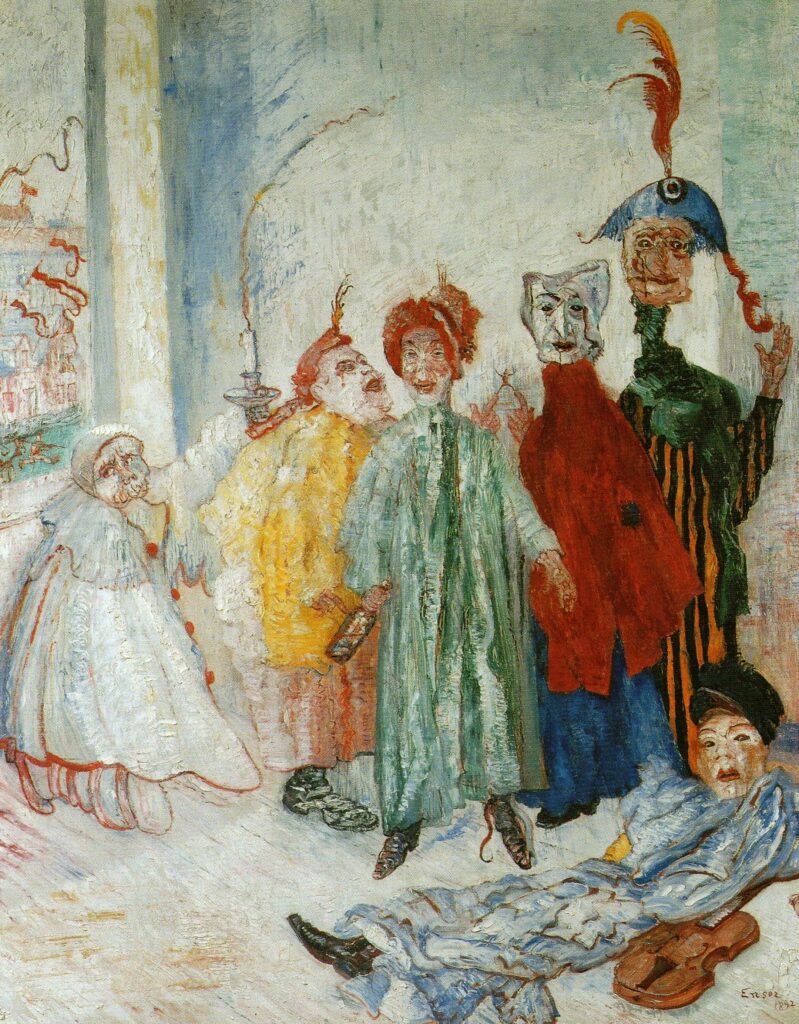 Mascaras singulares (1892) - James Ensor Tablo