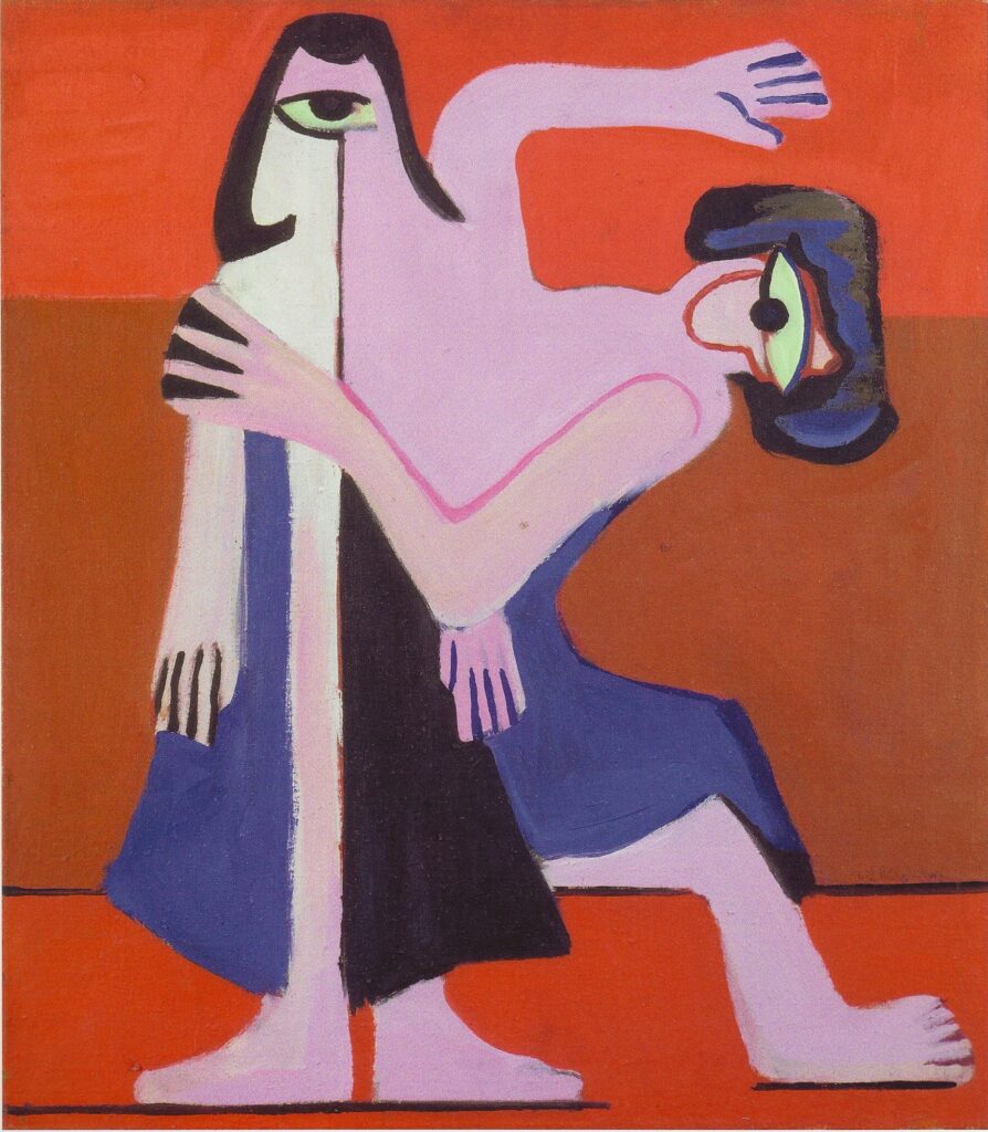 Mask Dance (1928) - Ernst Ludwig Kirchner Tablo