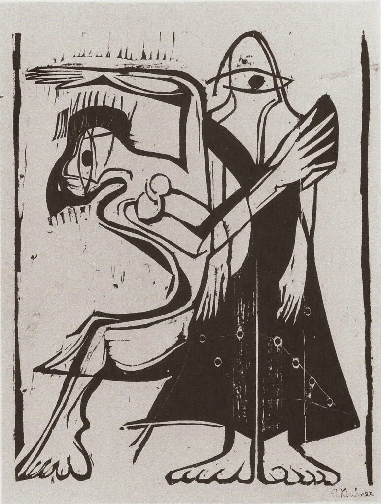 Mask Dance (1929) - Ernst Ludwig Kirchner Tablo
