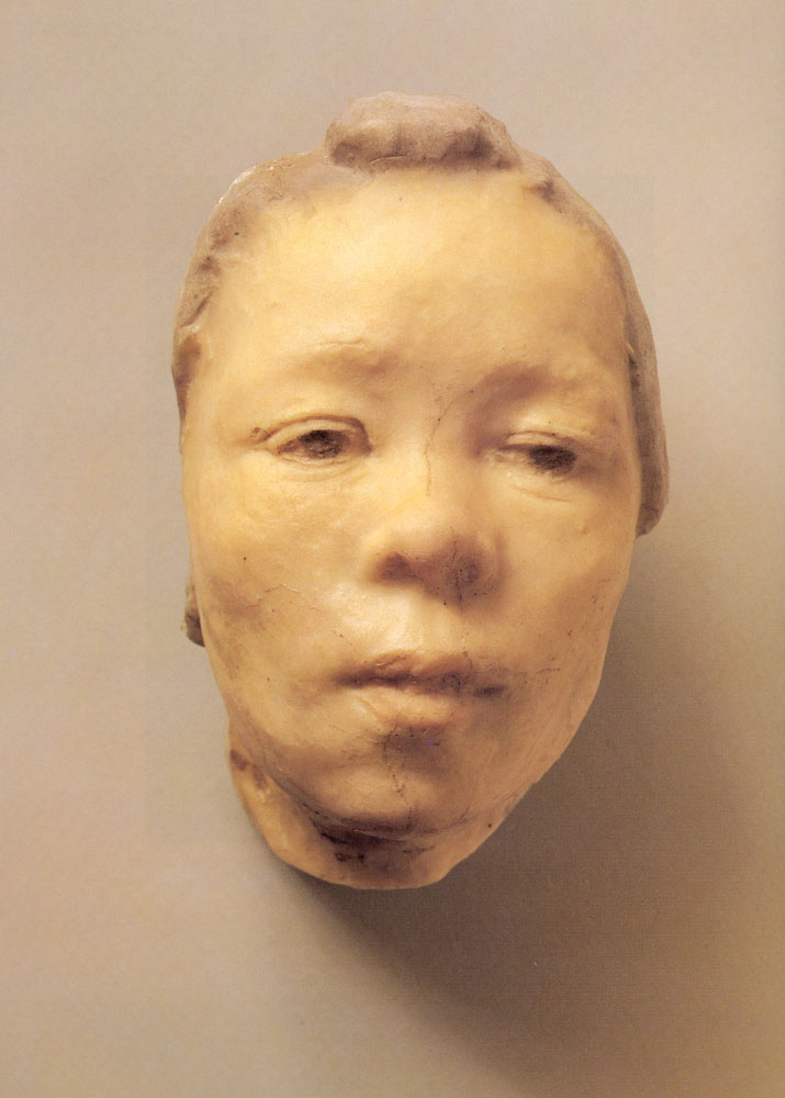 Mask of Hanako, the Japanese Actress (1911) - Auguste Rodin Tablo