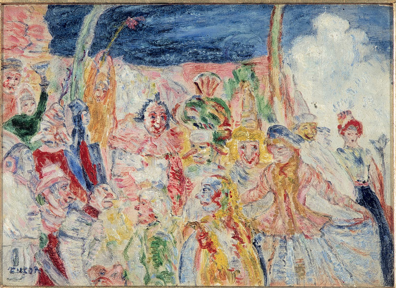 Masks (1938) - James Ensor Tablo