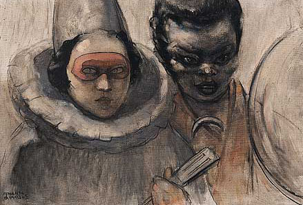 Masks - Theophrastos Triantafyllidis Tablo