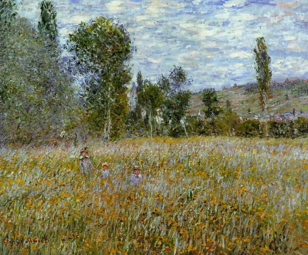 Meadow (1879) - Claude Monet Tablo