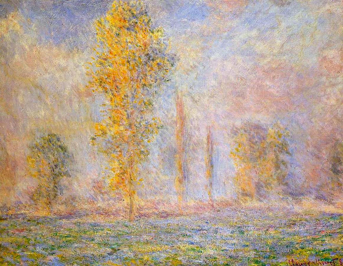 Meadow at Giverny (1888) - Claude Monet Tablo