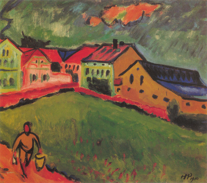 Meadow at Moritzburg (1910) - Max Pechstein Tablo