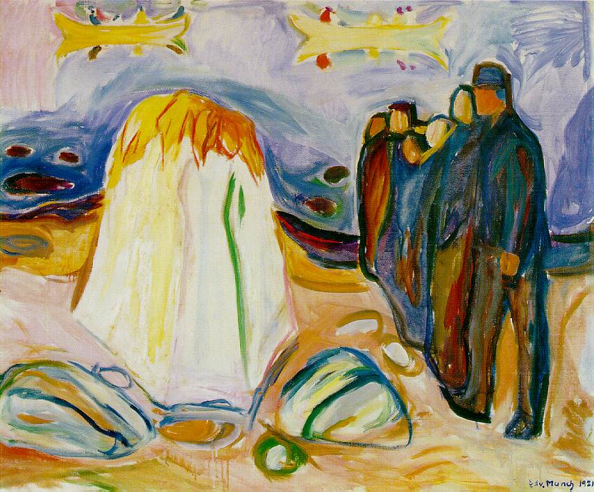 Meeting (1921) - Edvard Munch Tablo
