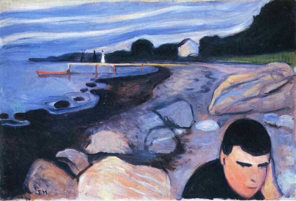 Melancholy (1892) - Edvard Munch Tablo