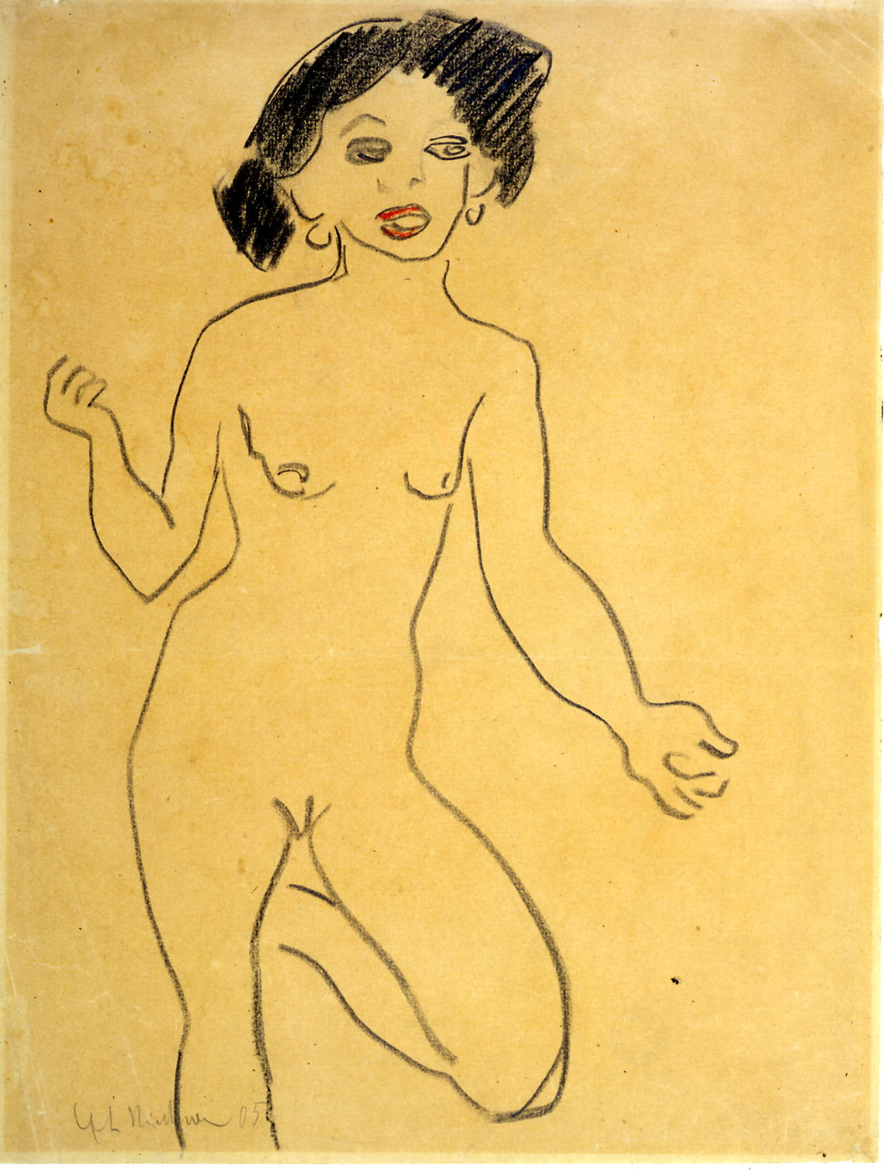 Milli (1909) - Ernst Ludwig Kirchner Tablo