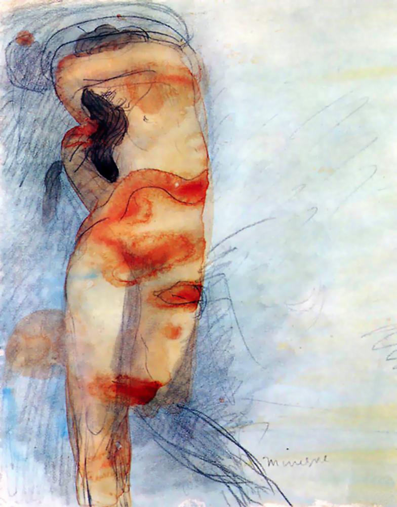 Minerva - Auguste Rodin Tablo