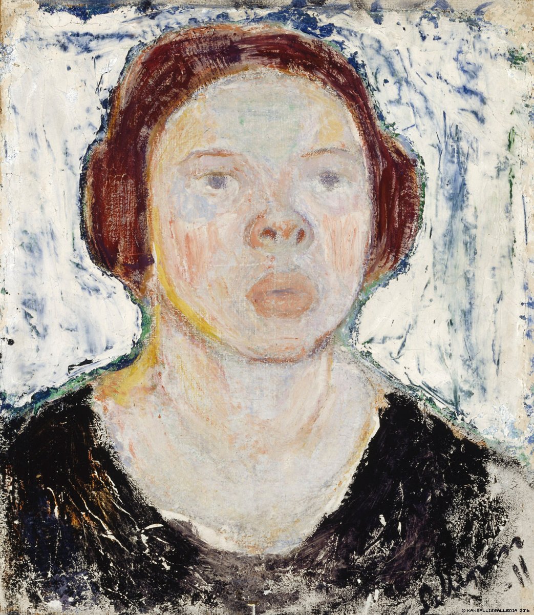 Mirri Mustassa Puvussa (1911) - Tyko Sallinen Tablo