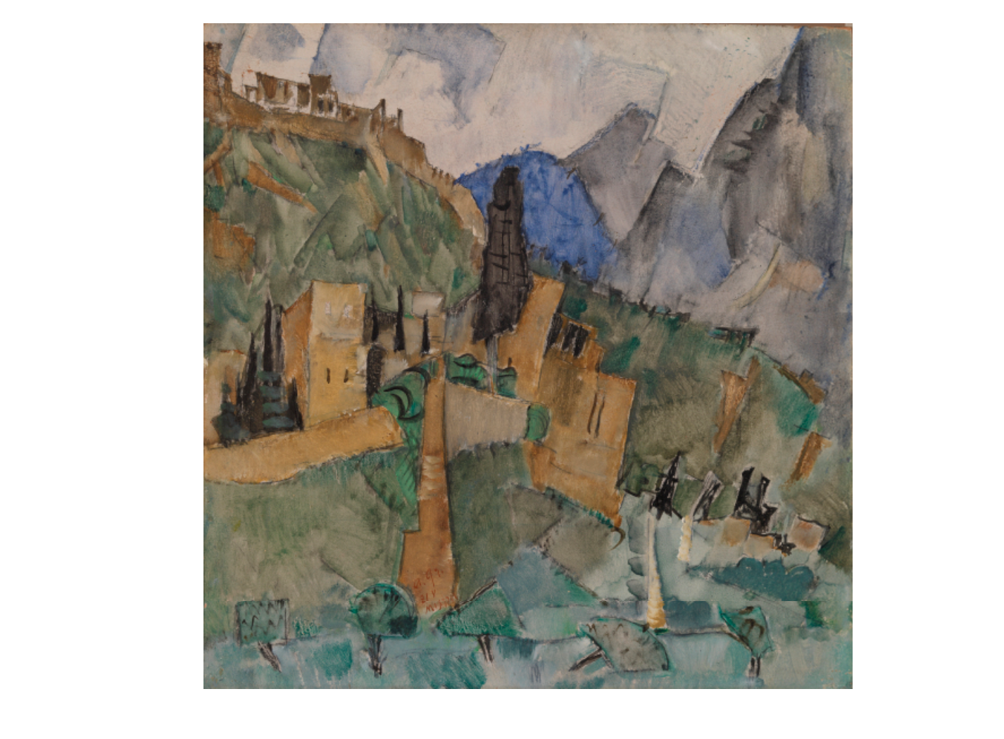 Mistra (1921) - Alexis Gritchenko Tablo
