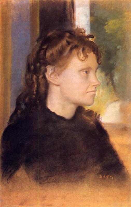 Mme. Theodore Gobillard (1869) - Edgar Degas Tablo