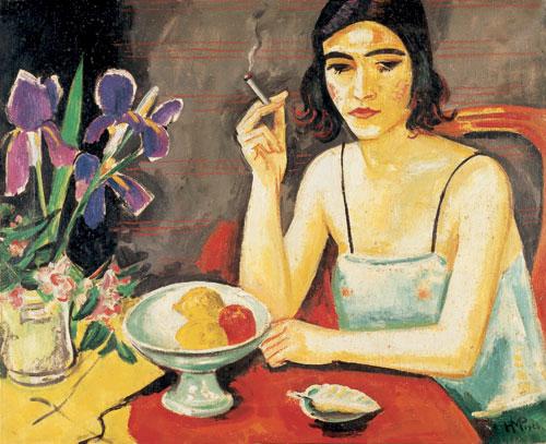 Modellpause (1925) - Max Pechstein Tablo