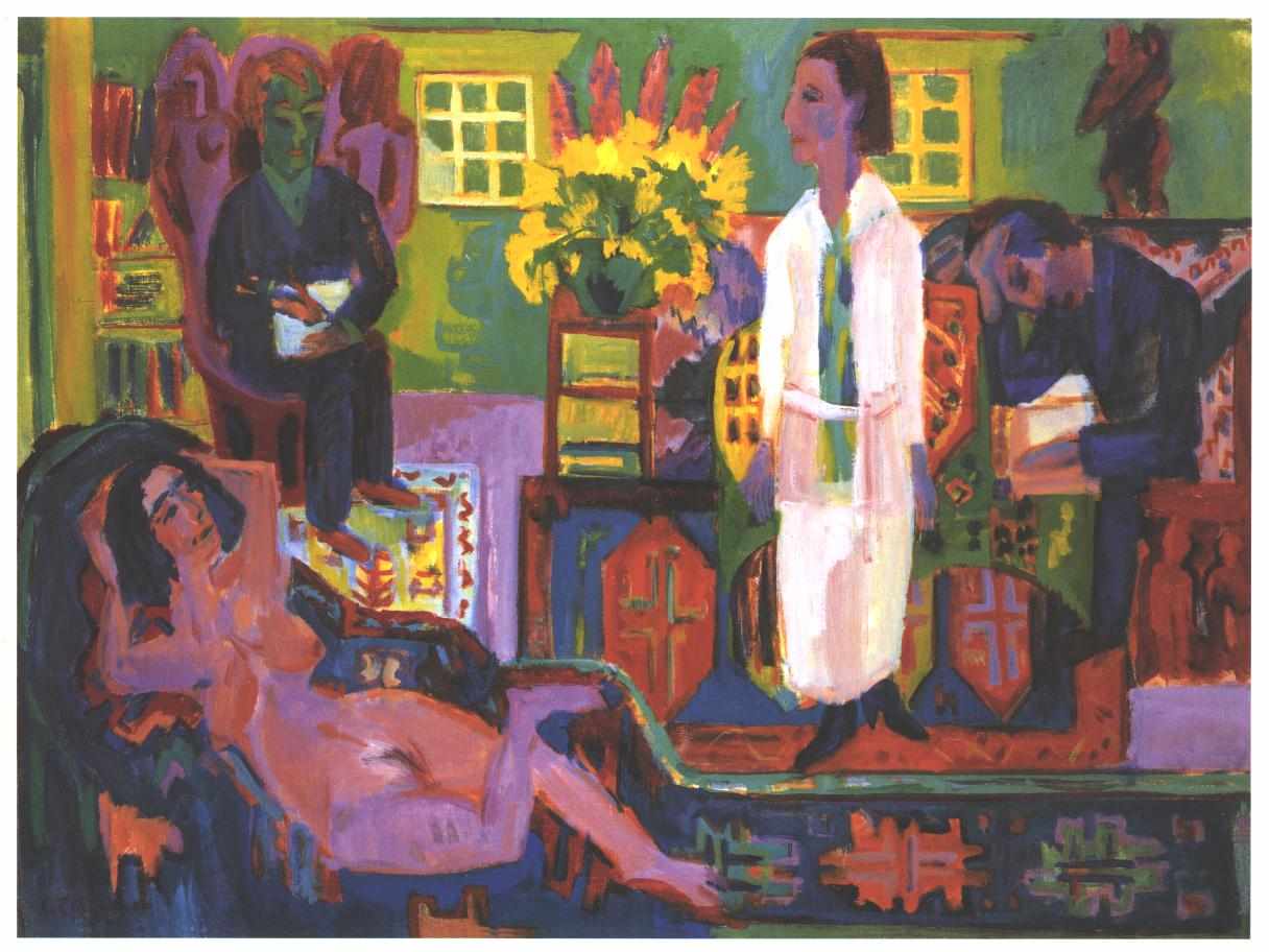 Modern Bohème - Ernst Ludwig Kirchner Tablo