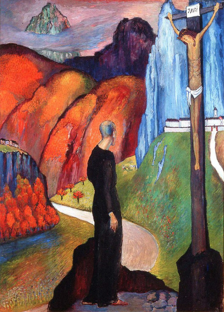 Monk (1932) - Marianne von Werefkin Tablo