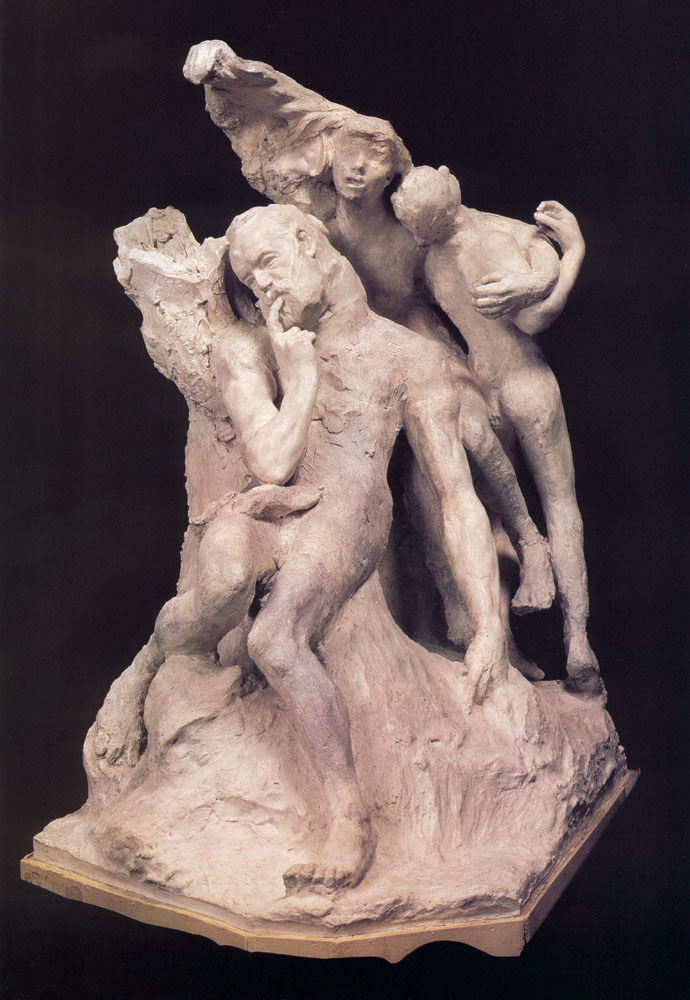 Monument to Victor Hugo (First Project) (1889) - Auguste Rodin Tablo