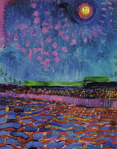 Moon night - Jan Sluyters Tablo