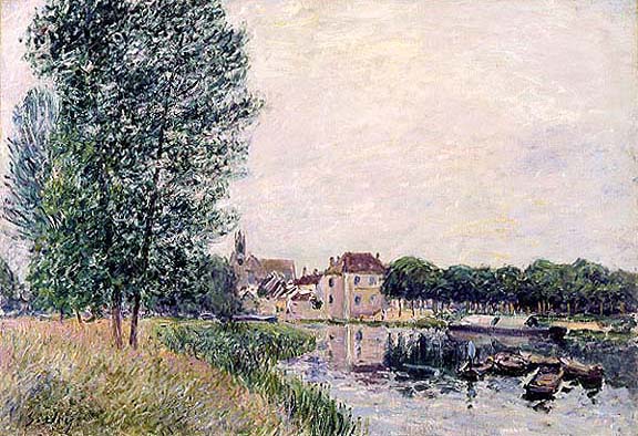 Moret Sur Loing (1888) - Alfred Sisley Tablo