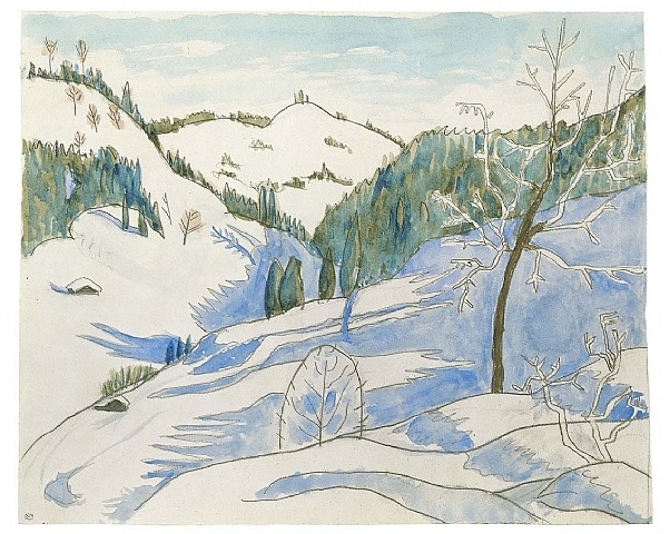 Morgenschatten (1924) - Gabriele Münter Tablo