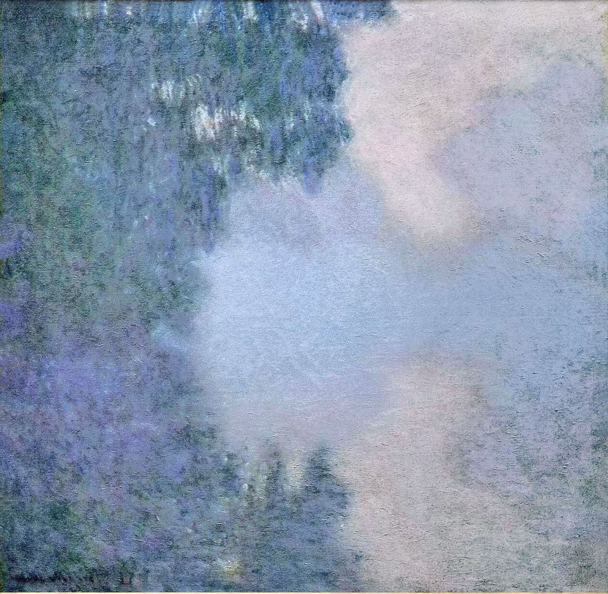 Morning on the Seine 02 (1897) - Claude Monet Tablo