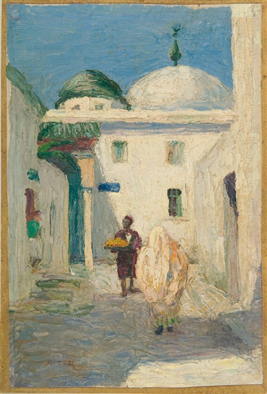 Moschee in Tunis (1905) - Gabriele Münter Tablo