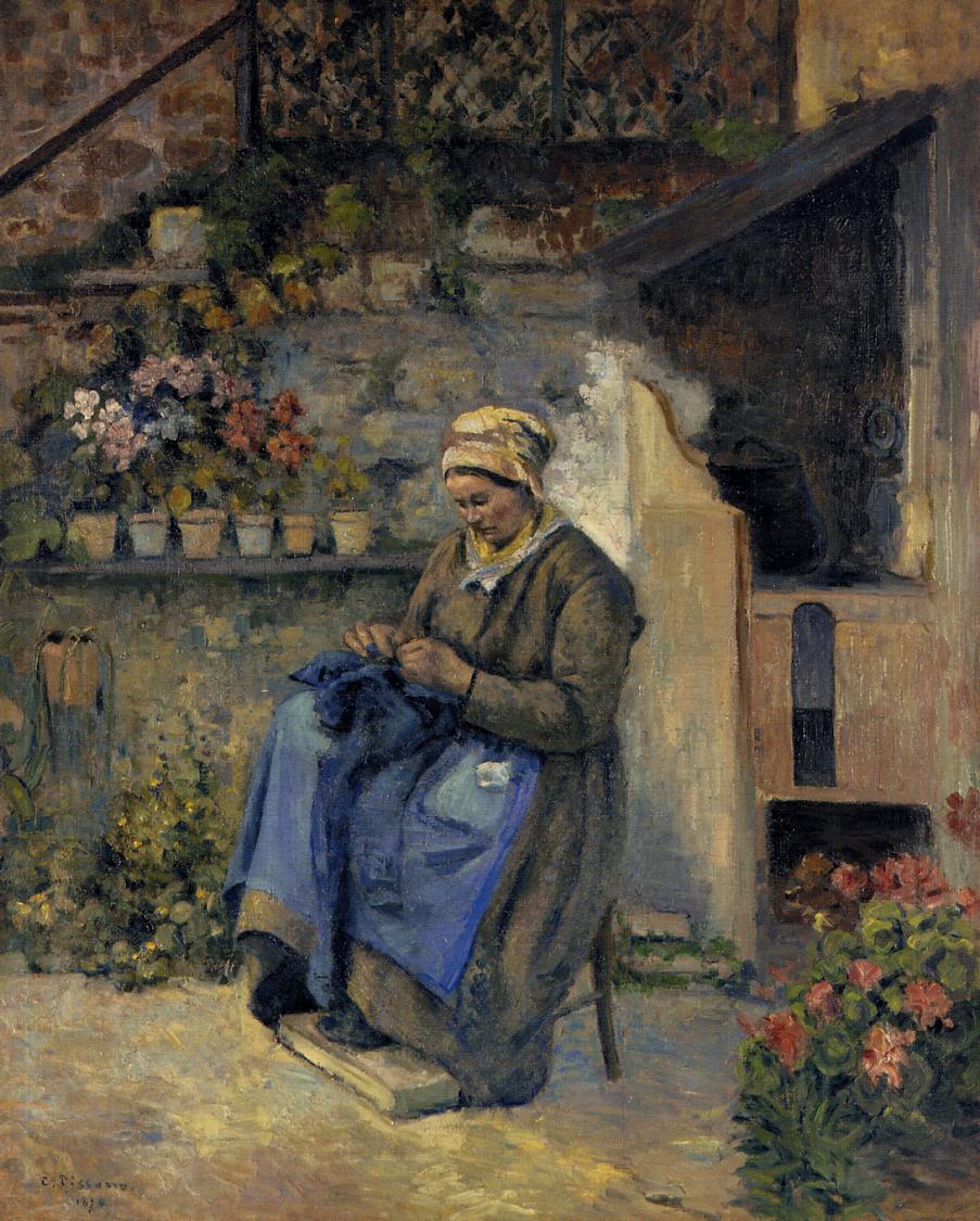 Mother Jolly (1874) - Camille Pissarro Tablo