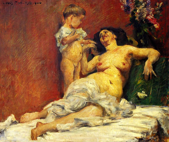 Mother and Child (1906) - Lovis Corinth Tablo