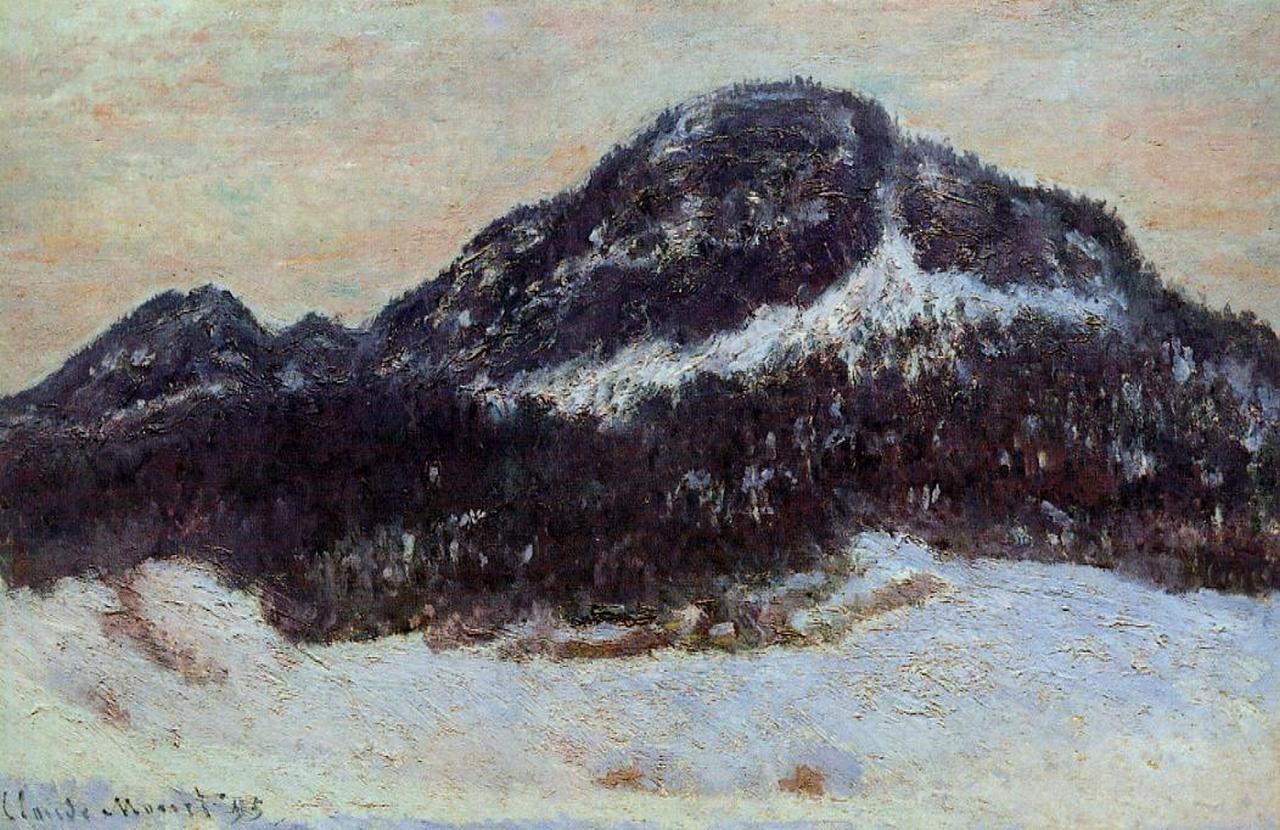 Mount Kolsaas 2 (1895) - Claude Monet Tablo