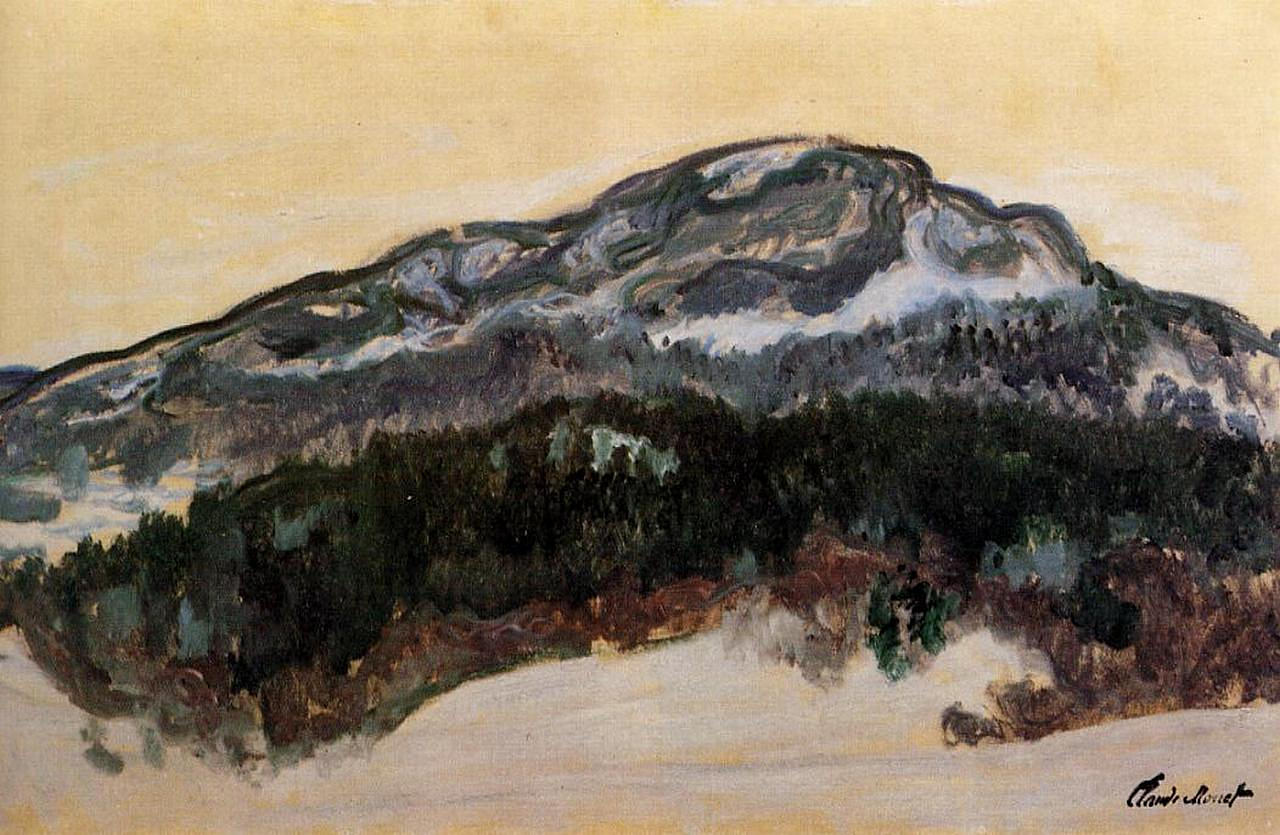Mount Kolsaas, Norway (1895) - Claude Monet Tablo