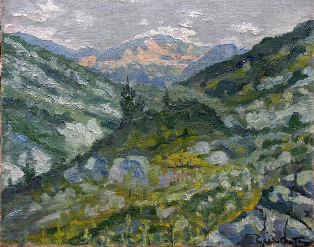 Mountain Landscape - Sirak Skitnik Tablo
