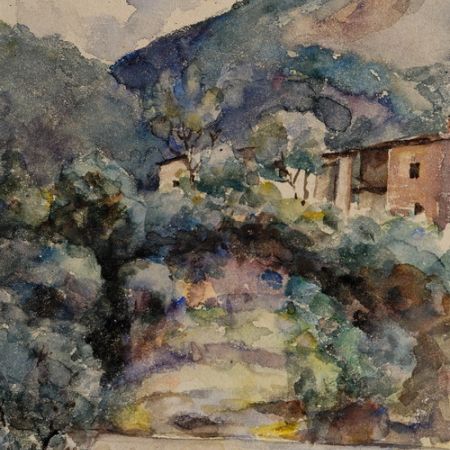 Mountain landscape - Ion Andreescu Tablo