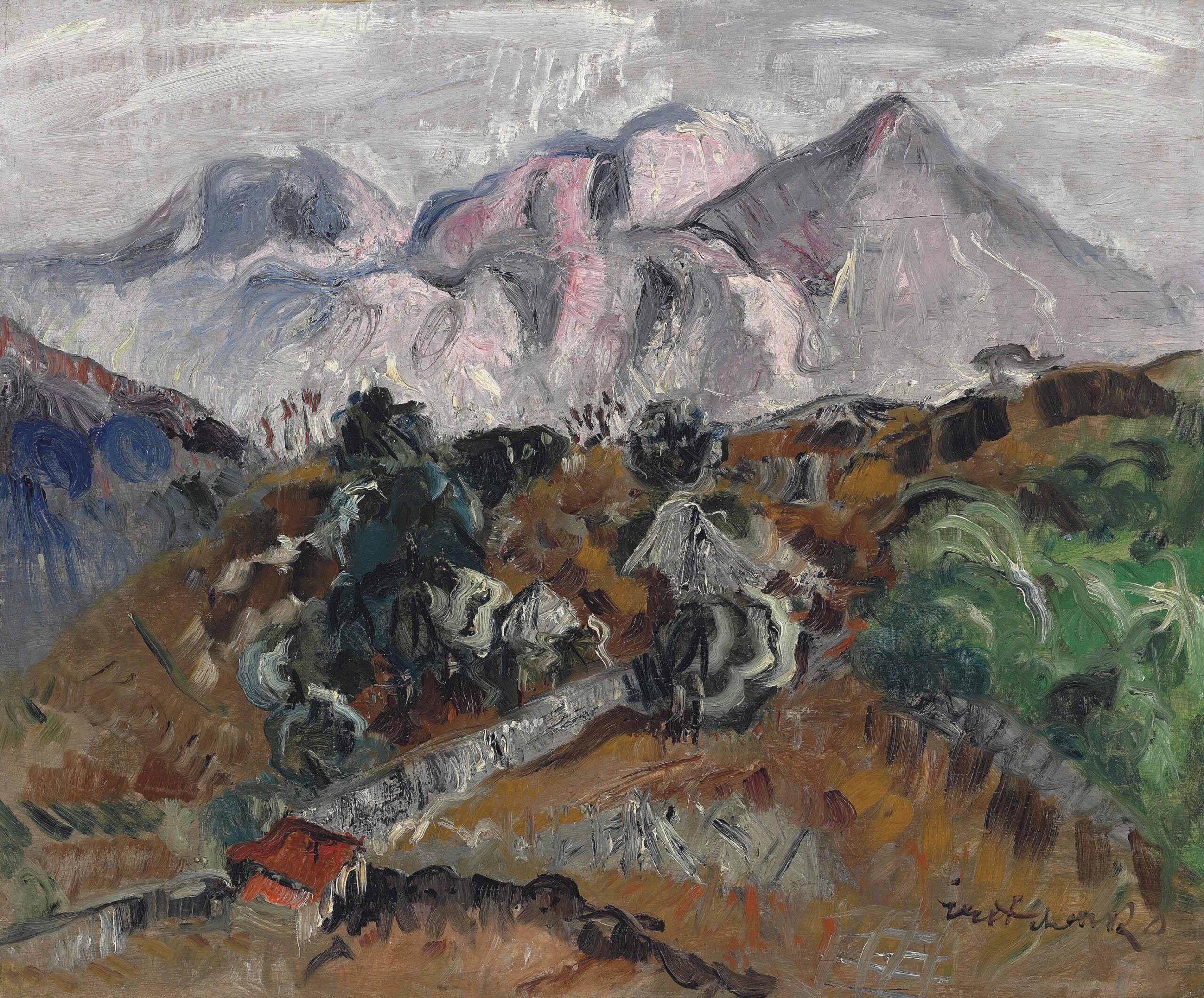 Mountainous Landscape - Alexis Gritchenko Tablo