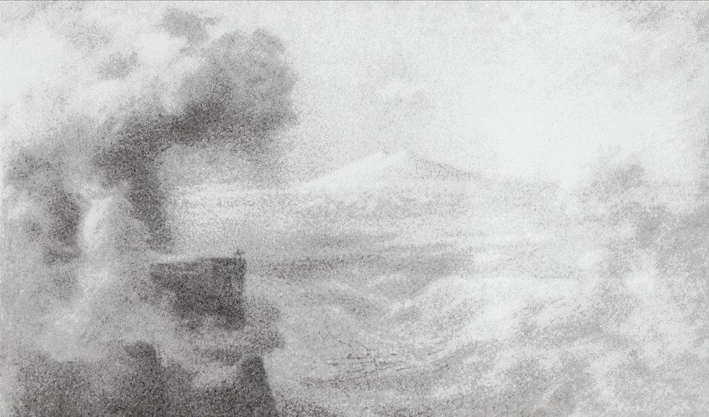 Mountains and clouds - Arkhip Kuindzhi Tablo