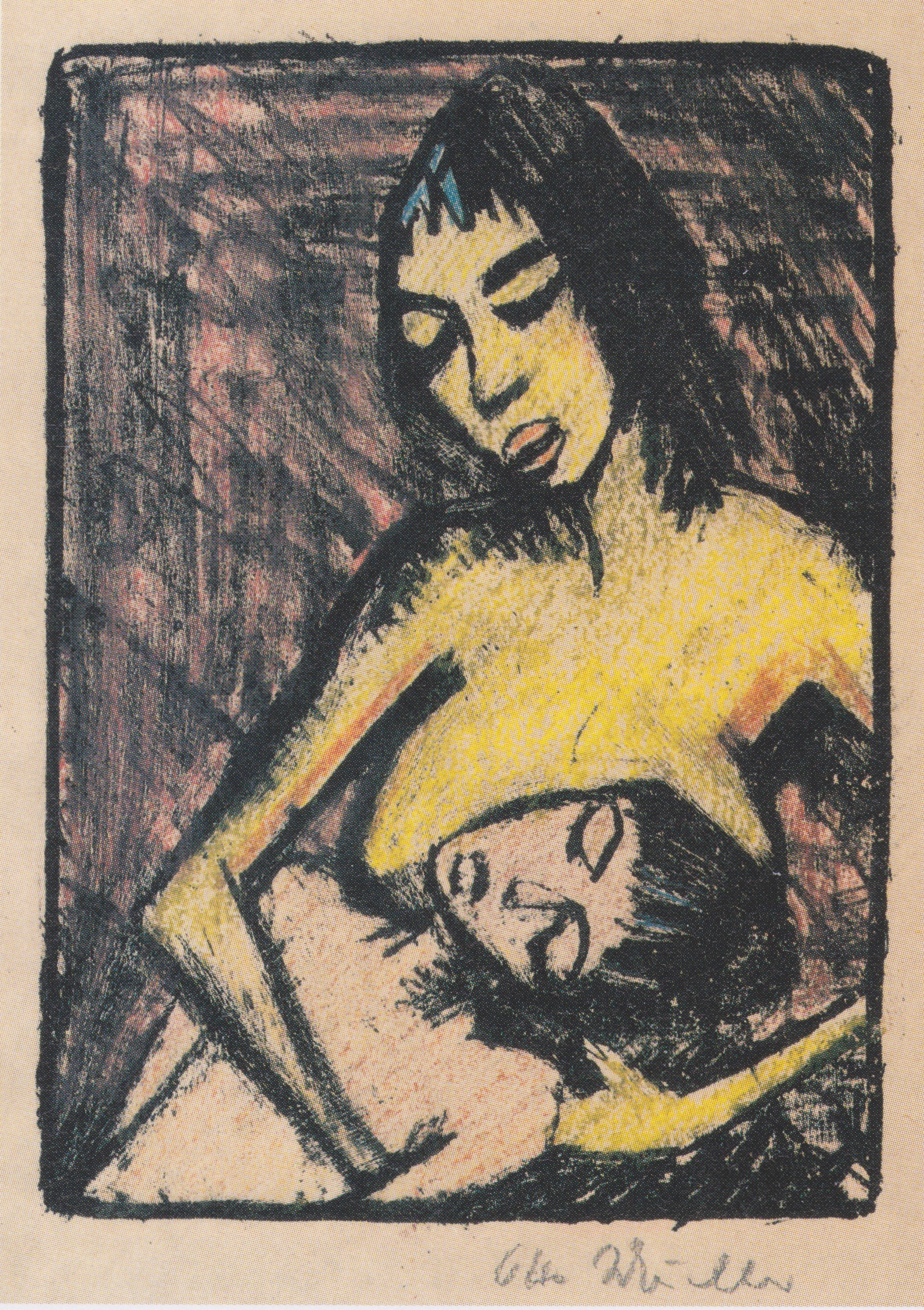 Mutter Und Kind (1920) - Otto Mueller Tablo