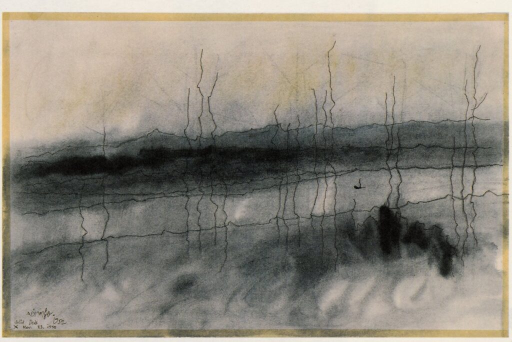 Mystic River (1951) - Lyonel Feininger Tablo