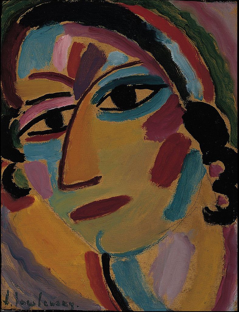 Mystical Head (1917) - Alexej von Jawlensky Tablo