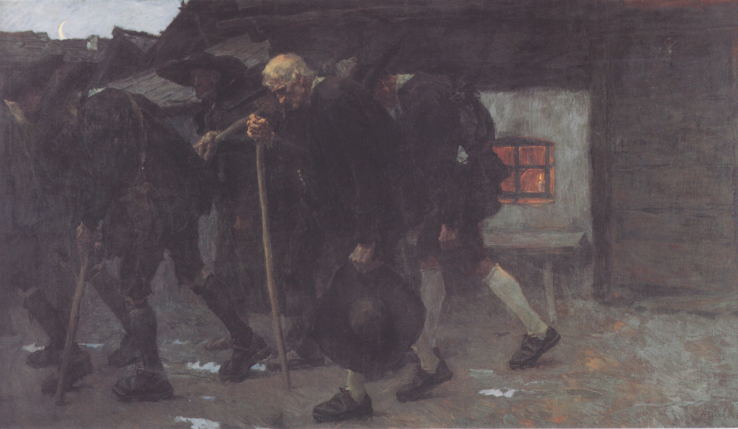 Nach Dem Friedensschluss (1809-1902) - Albin Egger-Lienz Tablo