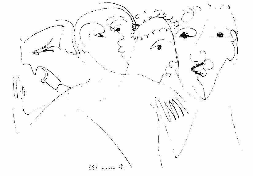 Nervous Heads - Ernst Ludwig Kirchner Tablo