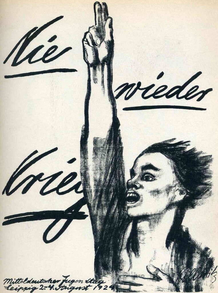 Never Again War (1924) - Käthe Kollwitz Tablo