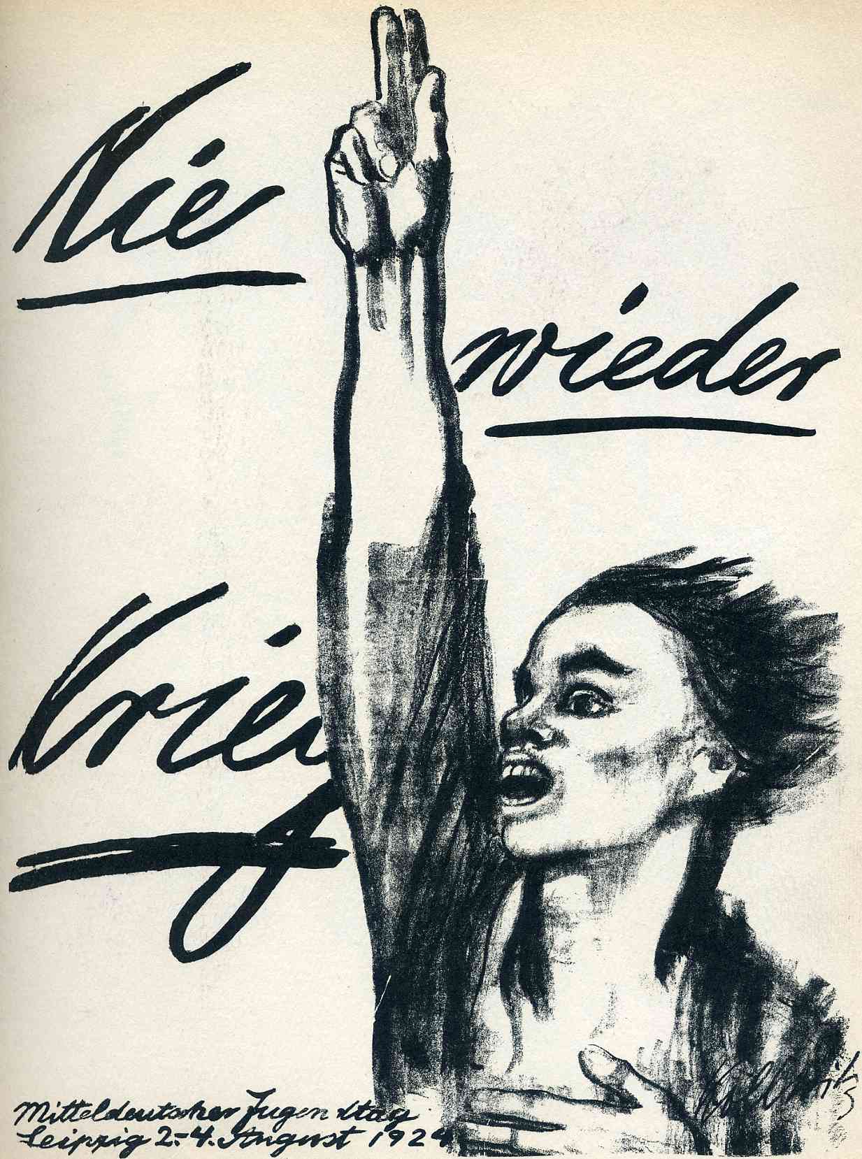 Never Again War (1924) - Käthe Kollwitz Tablo